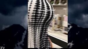 instagram model msandrea's curves tease in lingerie