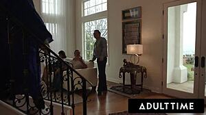 god, that sneaky public pov threesome with alona bloom and lily starfire was insane