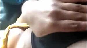 gorgeous ebony babe squirts fingering orgasm solo homemade tease for boyfriend.
