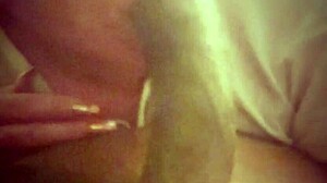 wanna see this chubby black milf deepthroat that monster bbc in the garage?