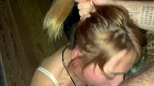 Sloppy Deepthroat Facefuck Ends in Gagging Cum Submission