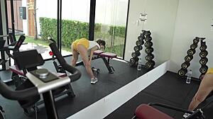 i went to gym for workout but hot chick cheated fucked me instead