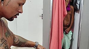 Hey sogro you hiding in the closet watching your son fuck his hot girlfriend's pussy and ass?