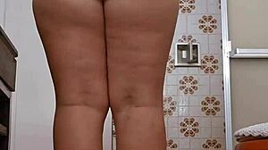 getting dressed for my first job... wanna see this big ass flash? 😏🍑