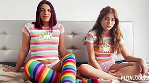 young latinas marina gold and rosie cage tease torbe's creamy surprise in putalocura