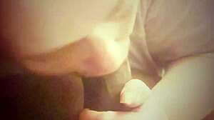 wanna see this chubby black milf deepthroat that monster bbc in the garage?