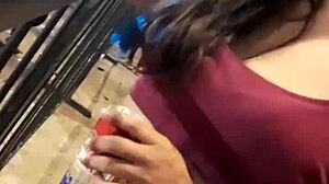 despues de la fiesta esta jovencita mexicana milf no aguanto abrio piernas calle y la coji duro 😩💦