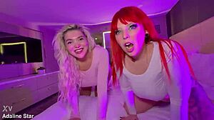 stepbro these new panties hug my ass tight with taylor nicole and adaline star