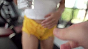 i went to gym for workout but hot chick cheated fucked me instead