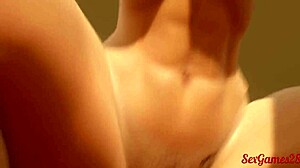 Σεξι κοπέλα παίρνει τεράστιο μαύρο πούτσο σε 3D πορνό μέχρι να εκραγεί