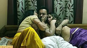 Man, deze Indiase bhabhi swap is heet familie anaal actie!