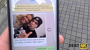 Homme, regarder ce collecteur Debt4k baiser une blonde juste devant son futur mari, c'est dingue !