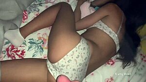 fucked my hot stepsister while she slept, finishing on her.