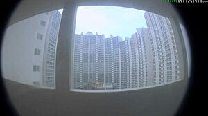 韩国美女在蒸腾POV邂逅中挑逗值得一看