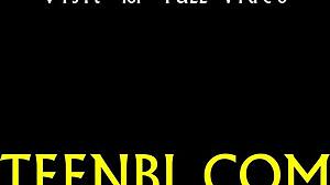 Gesichtsloch-Creampie überrascht süße volljährige 18+ Teen in POV Szene