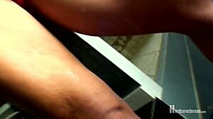 Bikini Thong Bodybuilder Shows Off Muscular Curves in Hot Dance