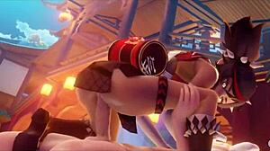 Посмотри эту дикую 3D SFM компиляцию спермы!