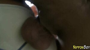 Японско трио намеква за див анален секс тази вечер