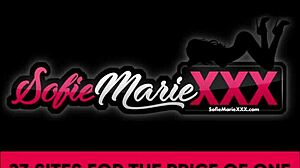 Naughty milf Sofie Marie zavodi BBC džokera posle intervjua