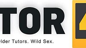 Tutor4k opettaja muuttuu nartuksi villin seksin aikana oppilaan kanssa kyrpää imien 😈