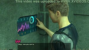 Милая Девушка 18+ Боится, Что Огромный Член Разорвет Ее Пусси в 3D Игре