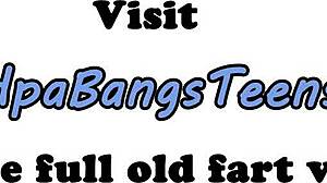 Busty Eurobabe Gets Down with Grandpa in Steamy Session