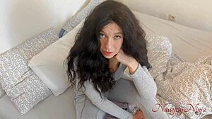 step-mom accidentally gives viagra, leading to wild milf blowjob