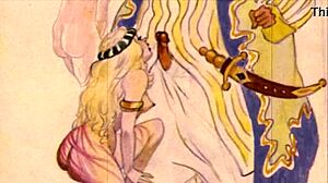 Ez a vintage erotikus illusztráció egy gőzös vágy történetét meséli egy múltbeli korszakból. Minden részlet megragadja a nyers tiltott vonzerőt.