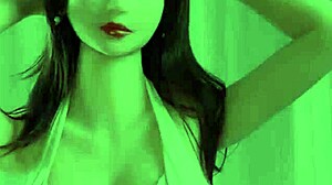 Surova seksi azijska jebna lutka trdo nabijana