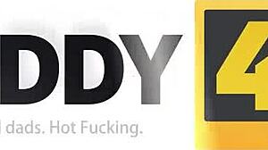 Daddy4k przynosi dziką akcję starych i młodych 18+ blondynek