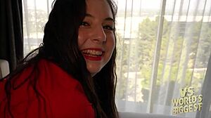 Onko tämä monster-kuri liian paljon hammasraudat huora Jewel Rancidille?