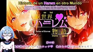 Не могу перестать смотреть Исекай Гарем Моногатари хентай 4