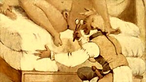 Эй, глянь на эту винтажную эротическую иллюстрацию из далёкого прошлого