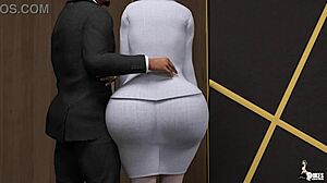 Эй, когда-нибудь жарил такую толстую еврейскую секретаршу, как этот молодой 18+ CEO?