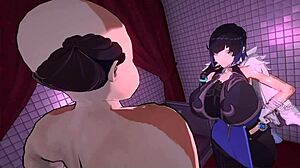 היי, ראית את Yelan בפעולה פראית של אנימה הנטאי?