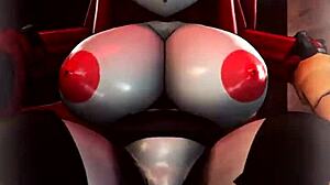 Mimibanger Whiteweasel bangs in wild cartoon action