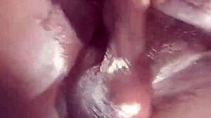 Whoa! Stor SVART kuk-samling med sexy stønning og raske sædutslipp!