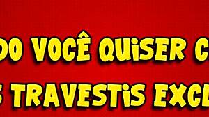 Travesti Gozando no Cara da Rua!