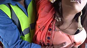 Yo, check this Indian bhabhi banging a road worker!